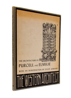 out-of-print hardbound david gebhard's the work of purcell and elmslie, architects