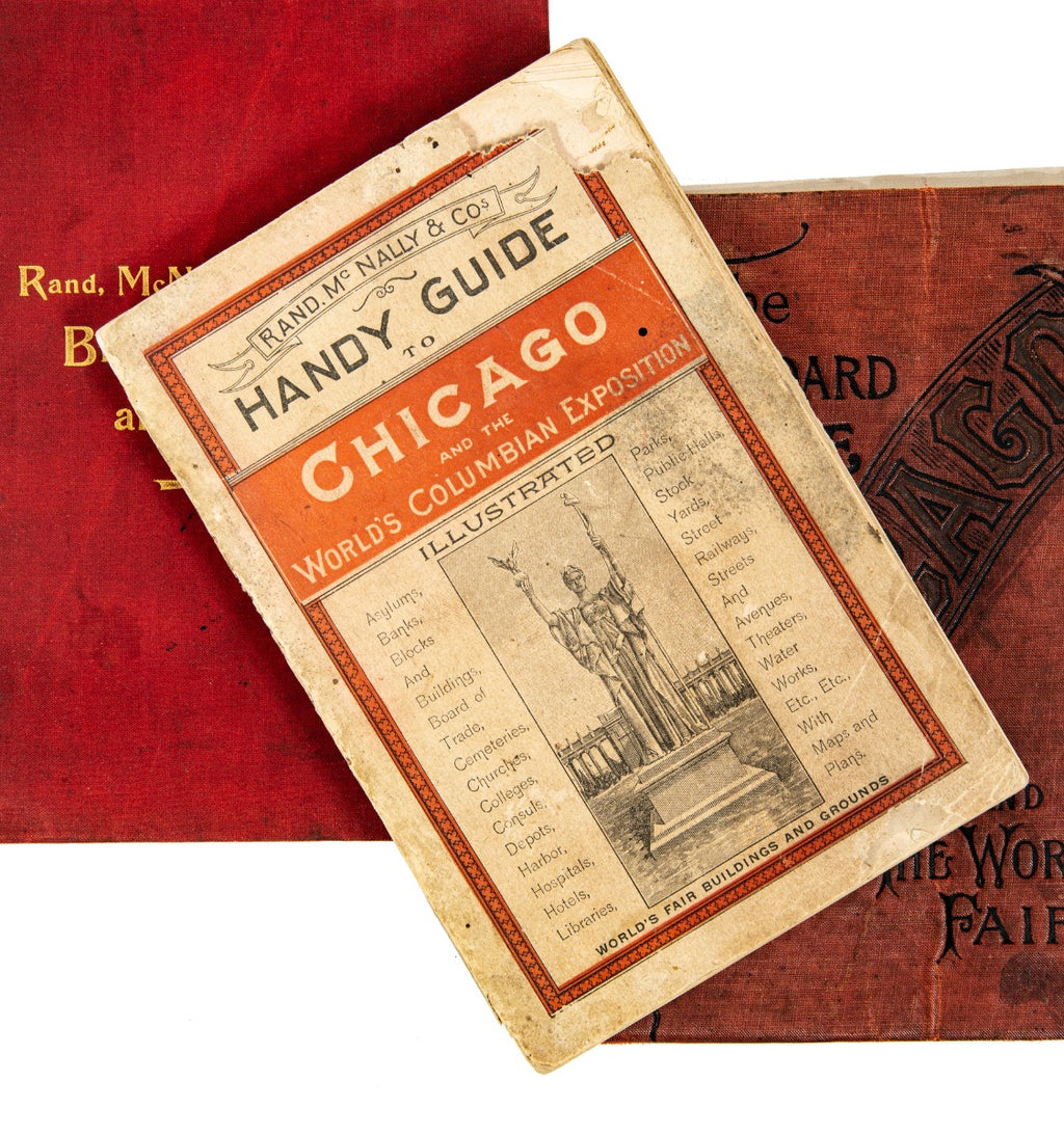 hard to find original 1892-3 rand mcnally & company handy guide to chicago and the world's columbian exposition