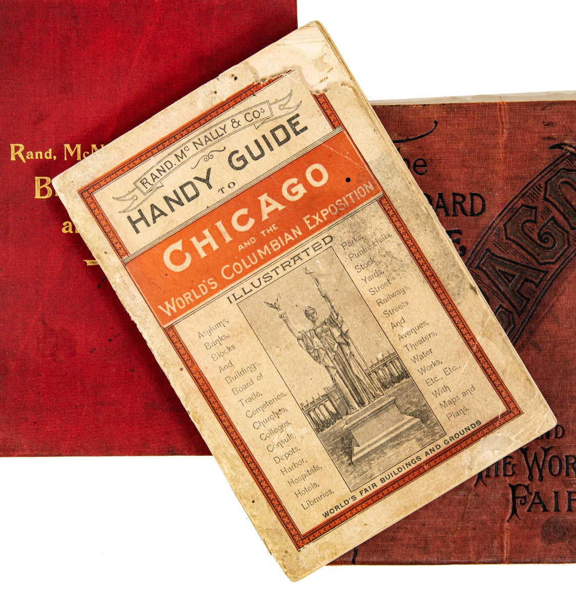 hard to find original 1892-3 rand mcnally & company handy guide to chicago and the world's columbian exposition