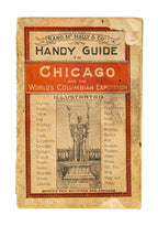 hard to find original 1892-3 rand mcnally & company handy guide to chicago and the world's columbian exposition
