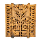 c. 1936 george grant elmslie-designed oliver p. morton school  terra cotta exterior pier capital modeled by fritz albert