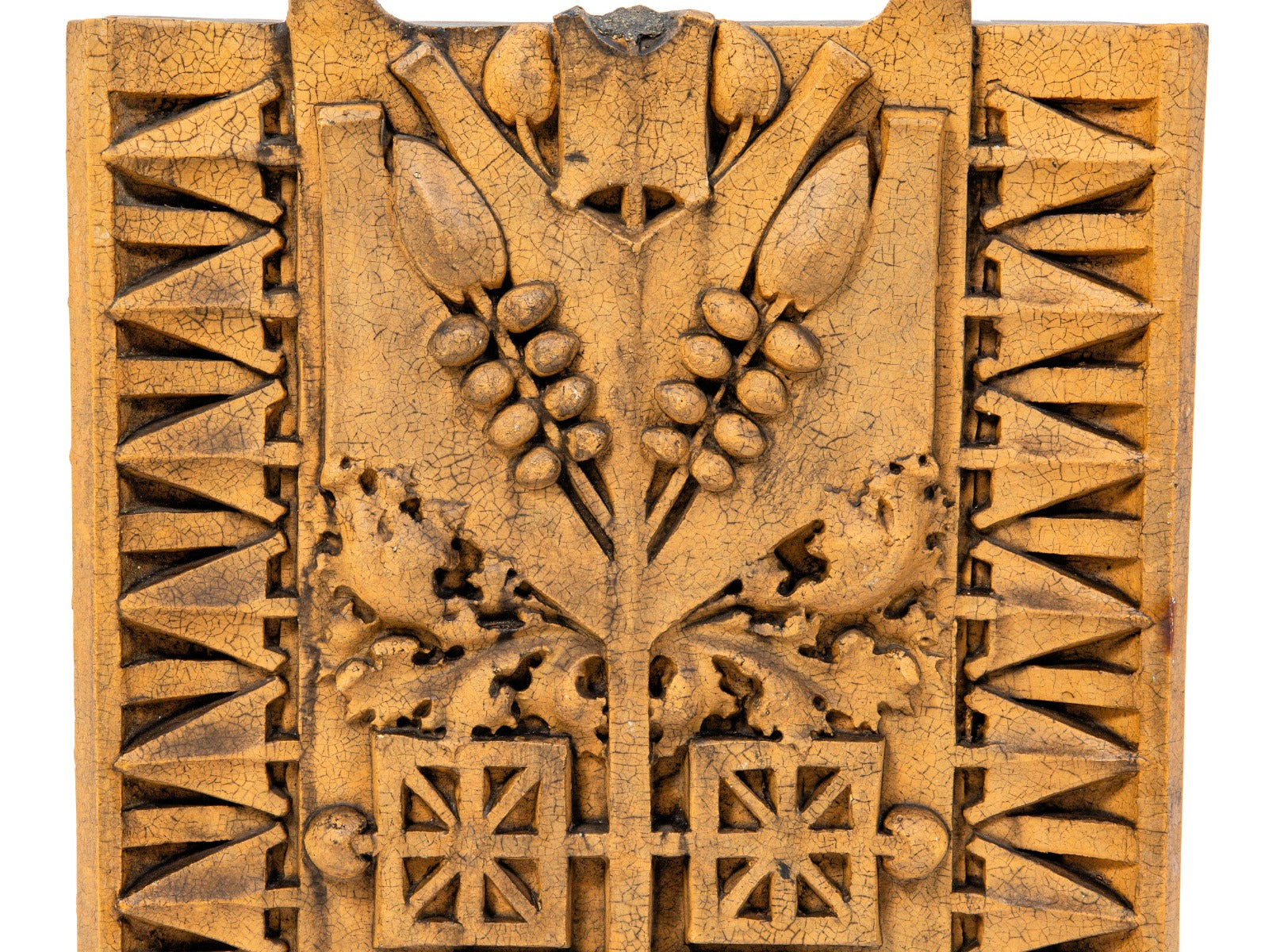 c. 1936 george grant elmslie-designed oliver p. morton school  terra cotta exterior pier capital modeled by fritz albert