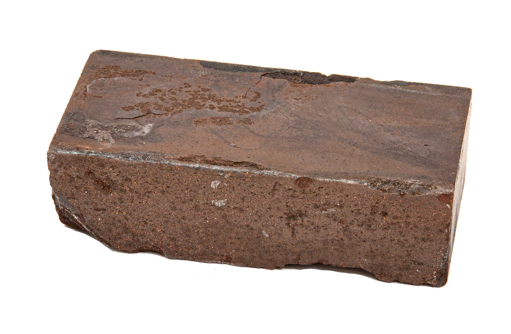 original dark brown anderson pressed brick from burnham and root's monadnock building (north half, 1891)