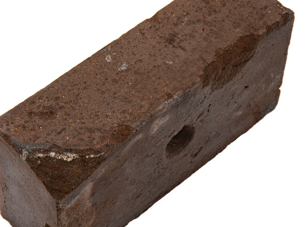 original dark brown anderson pressed brick from burnham and root's monadnock building (north half, 1891)