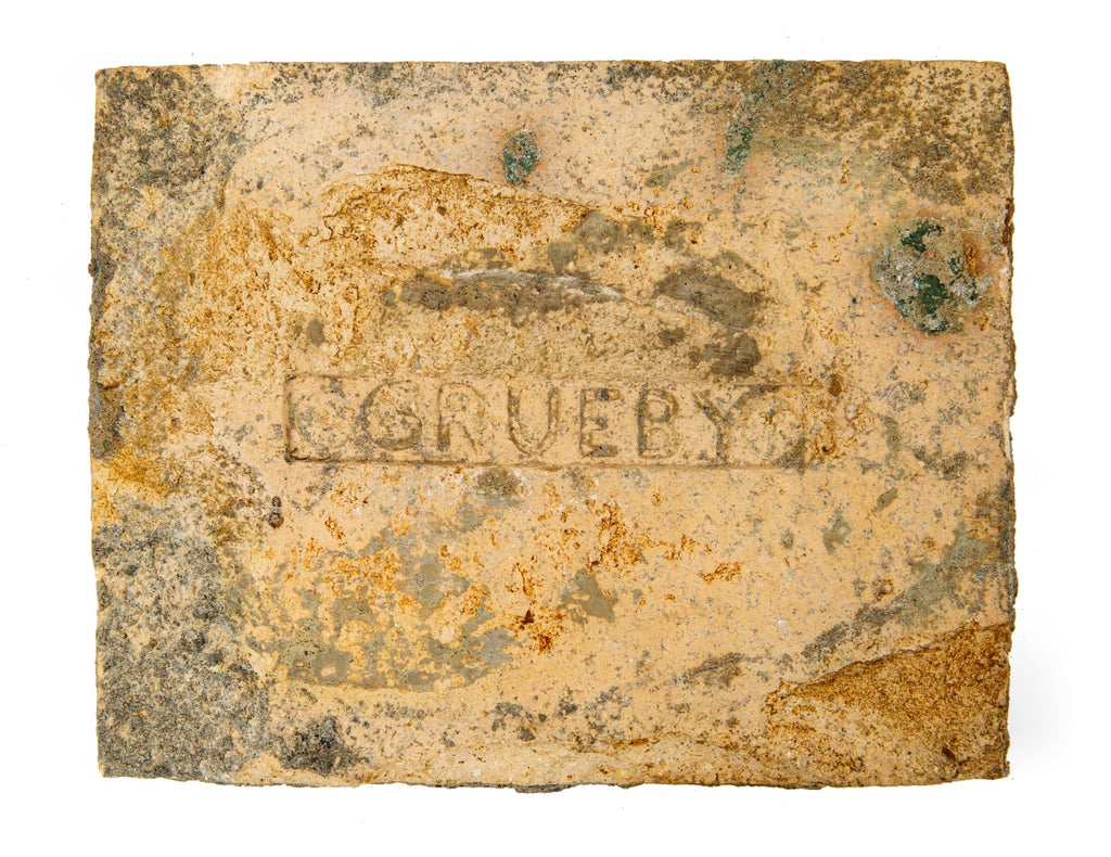 exceptionally rare claude bragdon-designed polychromed glazed gruby tile salvaged from the new york central train station in new york