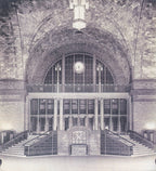 exceptionally rare claude bragdon-designed polychromed glazed gruby tile salvaged from the new york central train station in new york