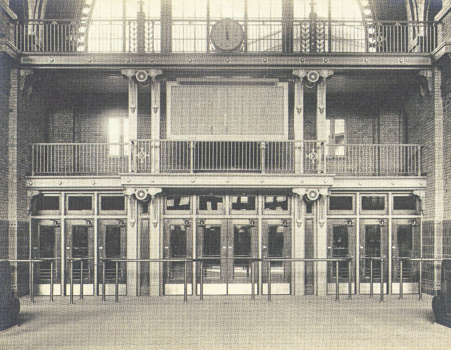 exceptionally rare claude bragdon-designed polychromed glazed gruby tile salvaged from the new york central train station in new york