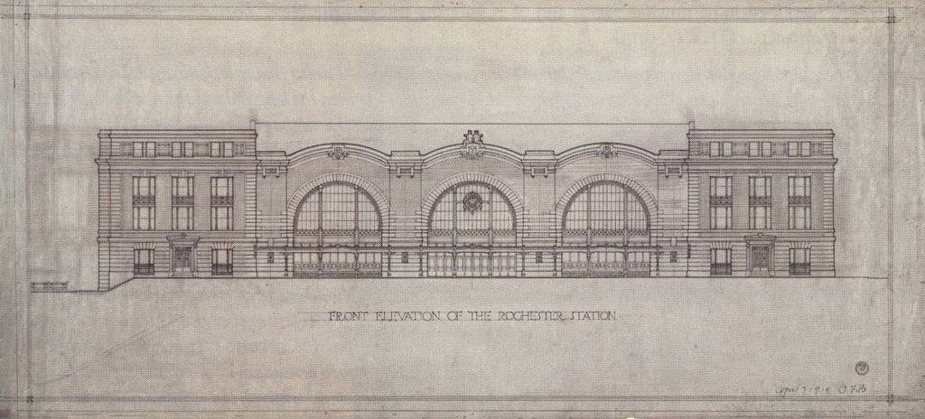 exceptionally rare claude bragdon-designed polychromed glazed gruby tile salvaged from the new york central train station in new york
