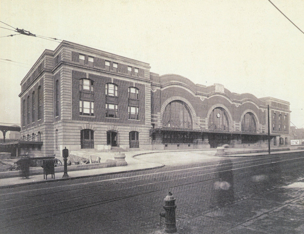 exceptionally rare claude bragdon-designed polychromed glazed gruby tile salvaged from the new york central train station in new york