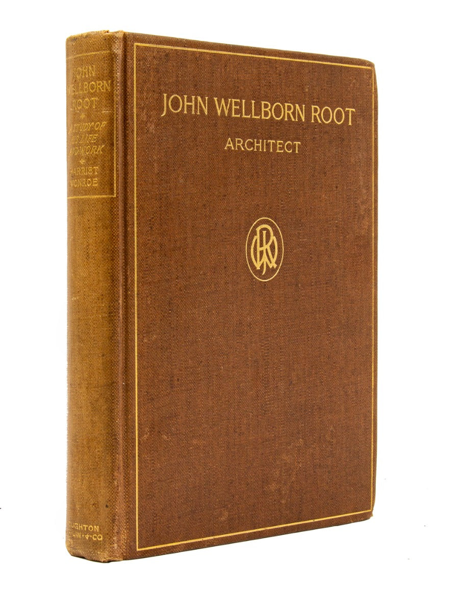 rare first edition of john wellborn root: a study of his life and work by harriet monroe 1896