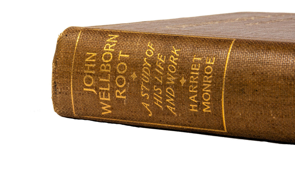 rare first edition of john wellborn root: a study of his life and work by harriet monroe 1896