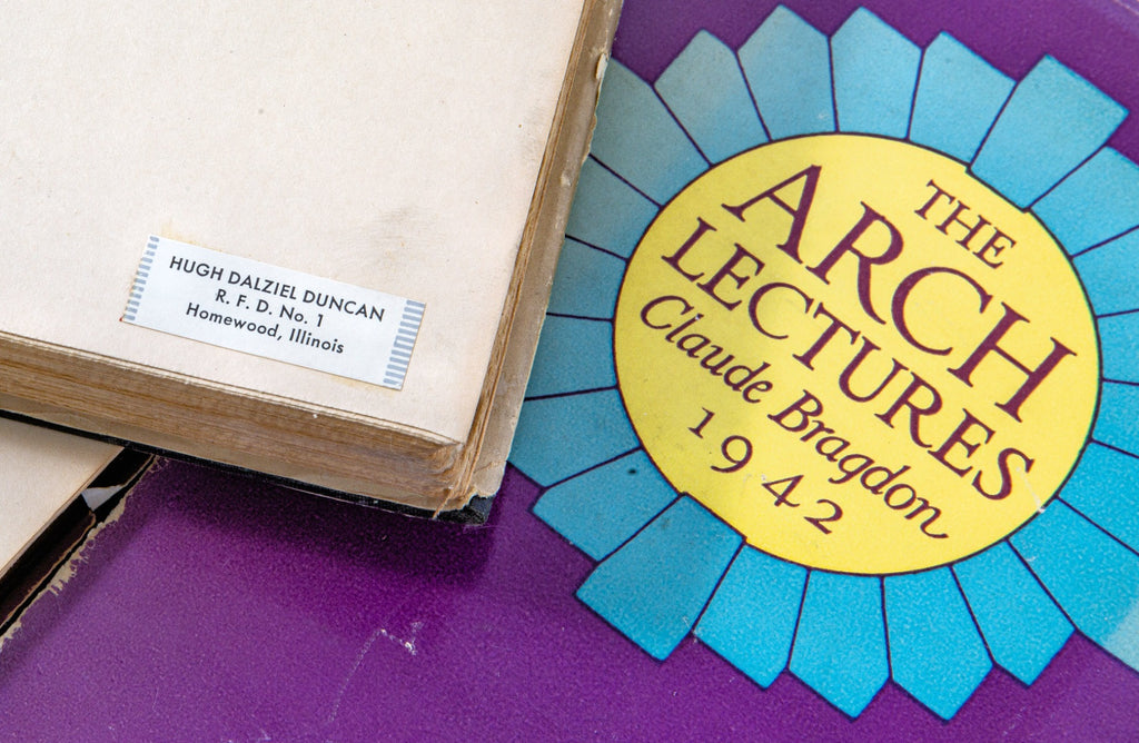 group of early 20th century signed first edition claude bragdon books with largely intact dusk jackets