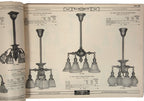 original h.j. peters and company 1914 chicago lighting fixture company catalog
