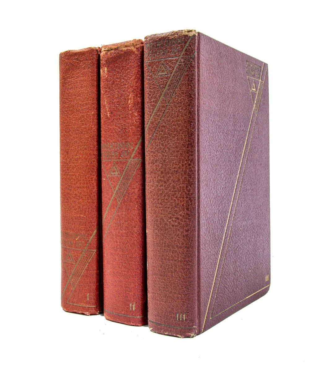 bruce goff-designed three-volume set entitled "orientation for modern times" prepared by delphian society