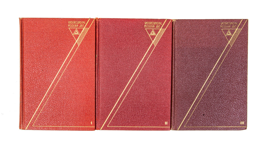 bruce goff-designed three-volume set entitled "orientation for modern times" prepared by delphian society