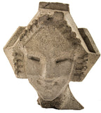 frank lloyd wright and alfonso iannelli-designed concrete midway gardens sprite or "spindle" head cast from an original