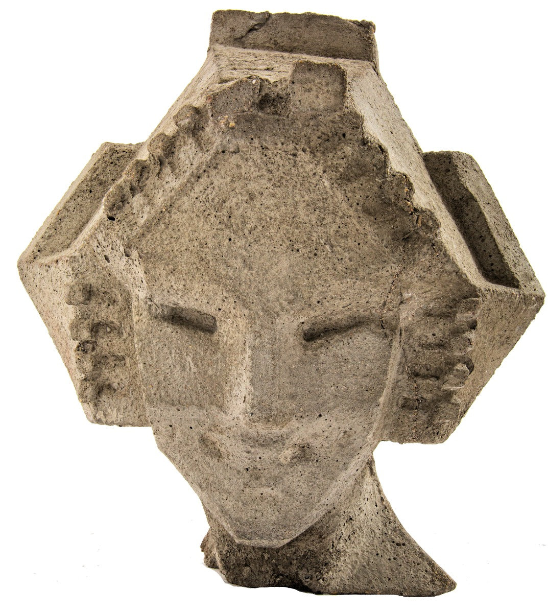 frank lloyd wright and alfonso iannelli-designed concrete midway gardens sprite or "spindle" head cast from an original