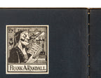 seldom found 1924 hardbound intact "to the tower" chicago tribune building dedication book with floorplan
