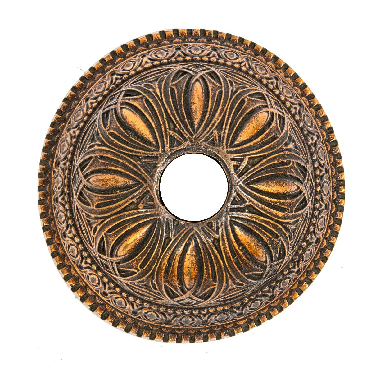 failthfully recreated louis h. sullivan-designed patinated cast bronze guaranty building (1896) wall sconce canopy