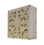 original early 20th century midland terra cotta company "sullivanesque" style terra cotta block with allover crazing