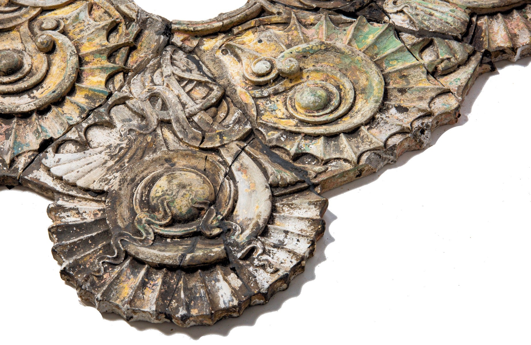 original 1885 largely intact louis h. sullivan-designed cast plaster louis frank house interior cast plaster ceiling medallion