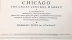 rare 1921 oversized profusely illustrated "chicago the great central market" as presented by marshall field and company