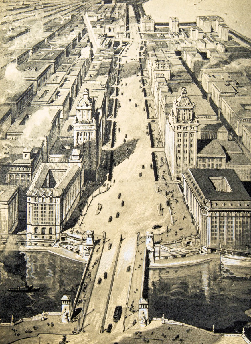 rare 1921 oversized profusely illustrated "chicago the great central market" as presented by marshall field and company