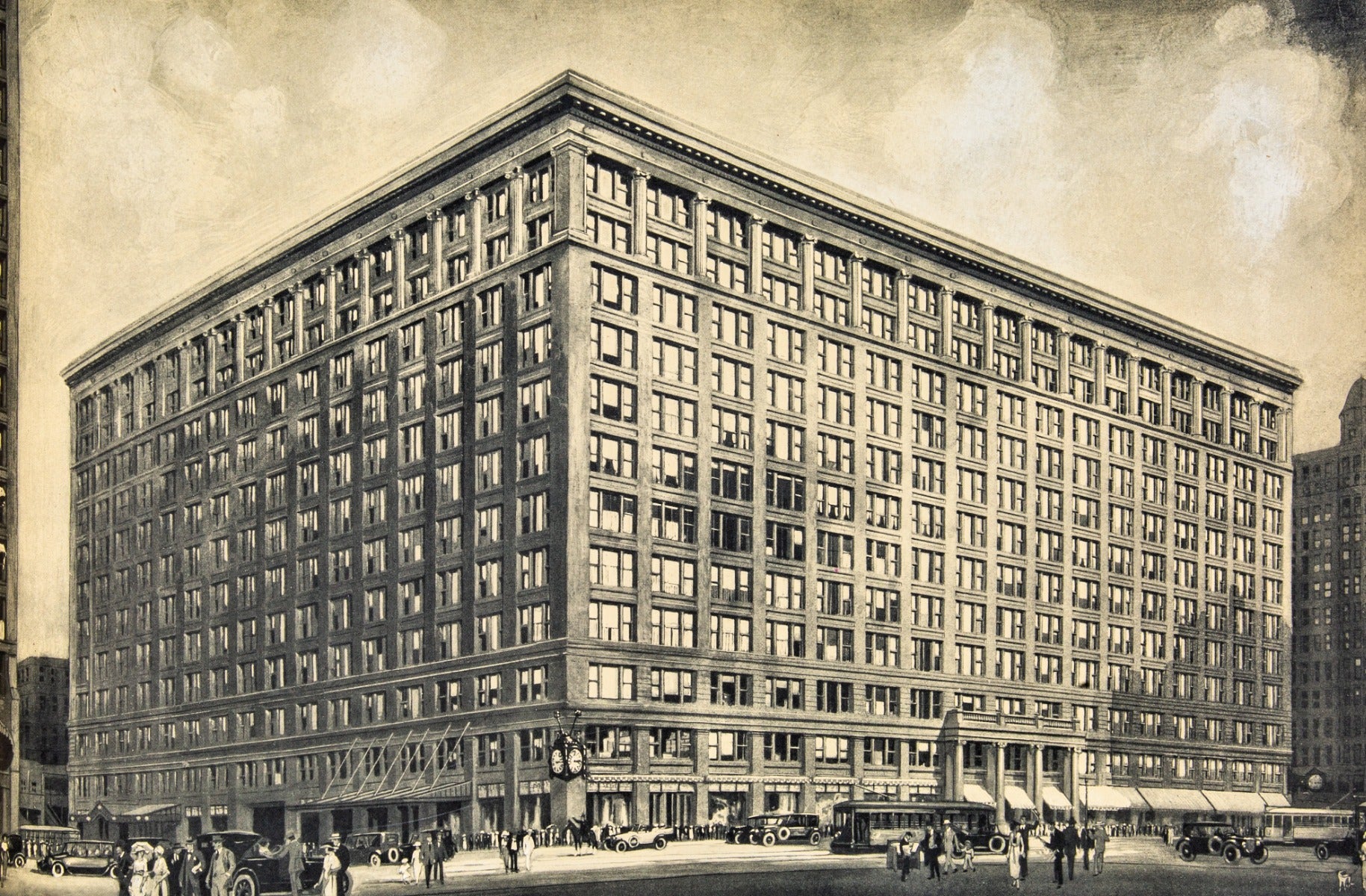 rare 1921 oversized profusely illustrated "chicago the great central market" as presented by marshall field and company