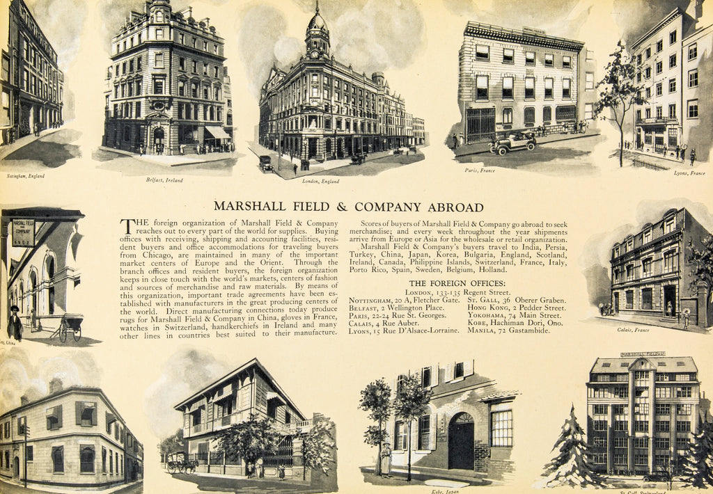 rare 1921 oversized profusely illustrated "chicago the great central market" as presented by marshall field and company