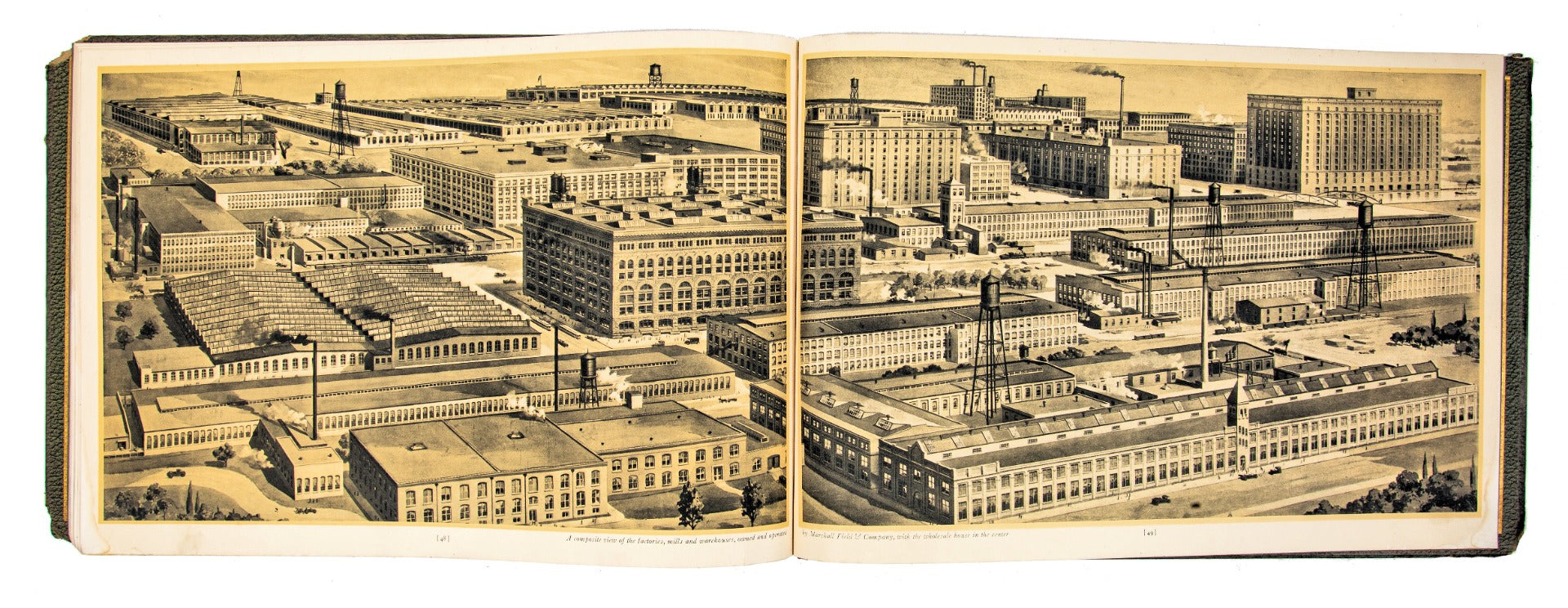 rare 1921 oversized profusely illustrated "chicago the great central market" as presented by marshall field and company