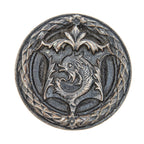 original charles b. atwood-designed custom emblematic 1896 fisher building doorkknob for d. h. burnham & company