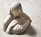 faithful recast of an original alfonso iannelli sculpture bust of christ with child