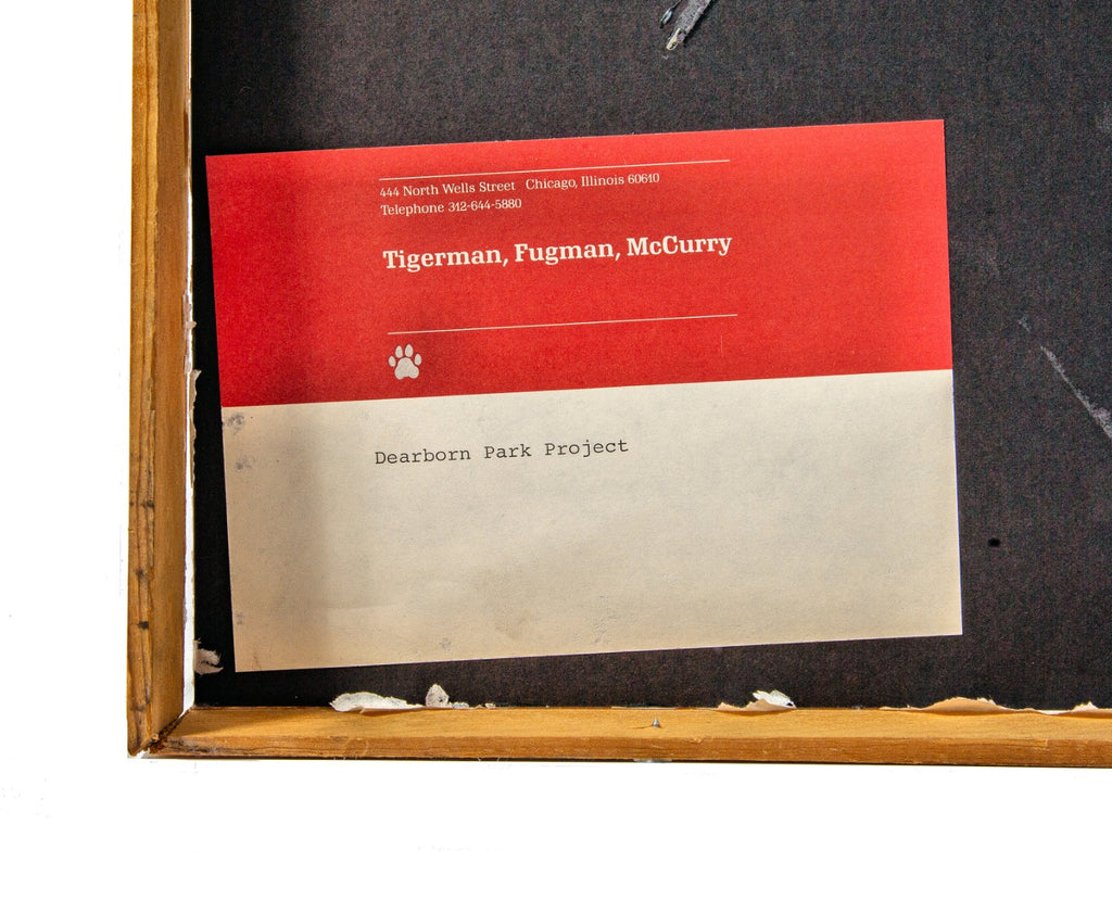 1989-90 stanley tigerman-designed "dearborn park project" original architectural presentation model with case