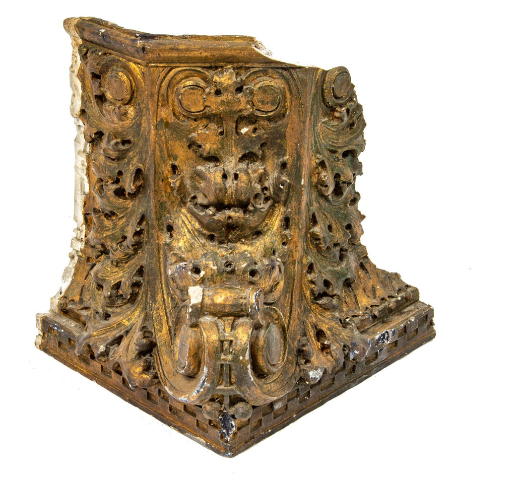 original 1908 frost and granger-designed sullivanesque style interior chicago stock exchange trading room plaster capital