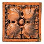 impressive diminutive northwestern terra cotta red slip glaze exterior chicago fire station block with leafage