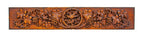 exceptional all original 1890s interior chicago mansion hand-carved oak wood entrance door frieze panel