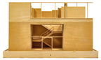 original 1992 tigerman-mccurry-designed basswood model of ludwig mies van der rohe's arts club of chicago