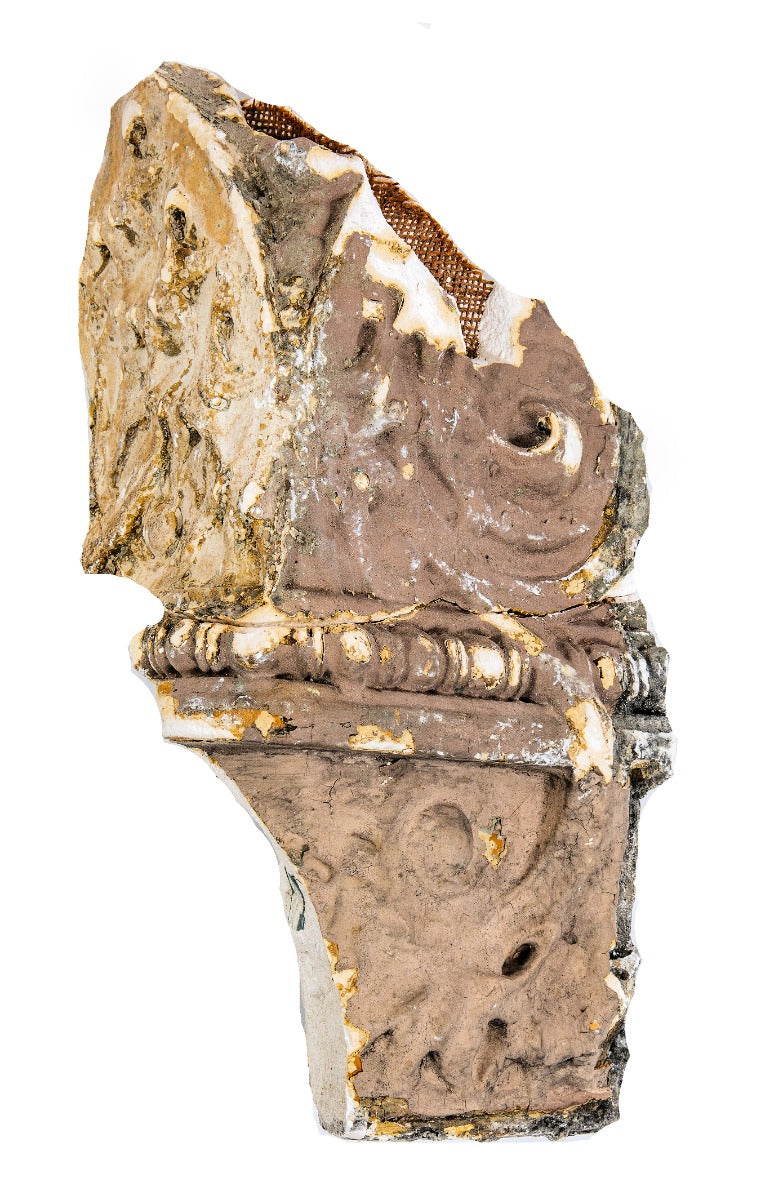 historically important original 1890 louis h. sullivan-designed cast plaster ornament from auditorium building 7th floor recital hall