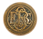 rare museum-quality 1893 george b. post-designed buffalo, ny. erie county savings bank monogrammed doorknob