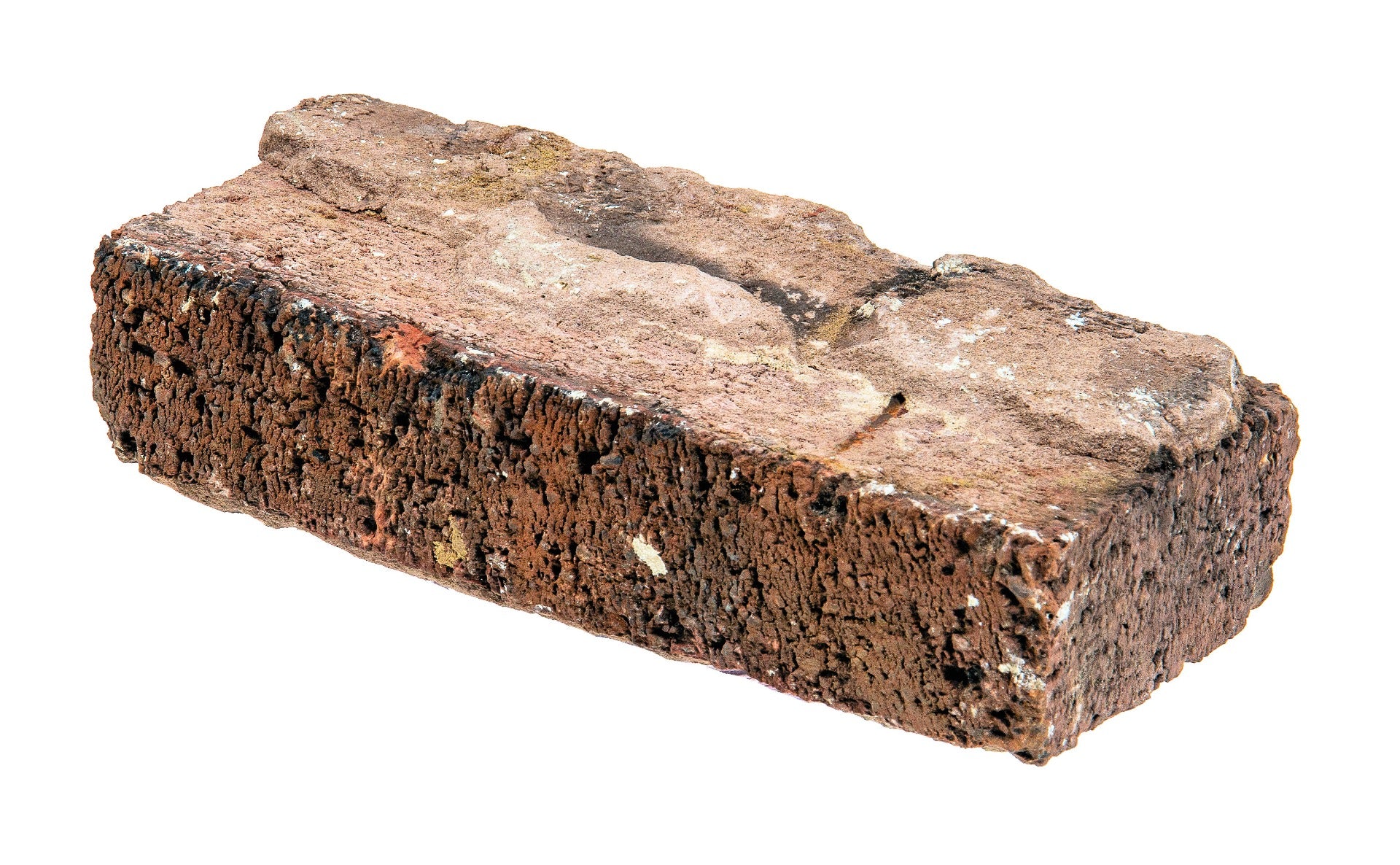 rare original crawfordsville "tapestry" brick salvaged from louis h. sullivan's 1906 felsenthal store and flats