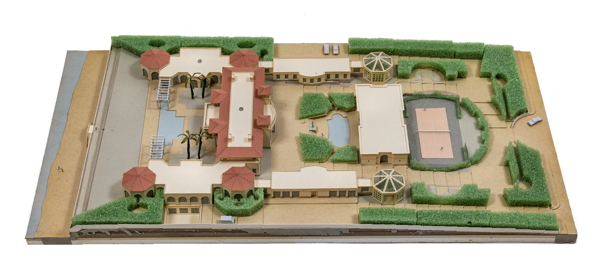 original 1980s-1990s oversized stanley tigerman architectural presentation model with clear bonnet