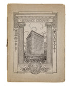 group of original hard to find early 20th century chicago commerical building rental booklets and brochures