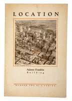 group of original hard to find early 20th century chicago commerical building rental booklets and brochures