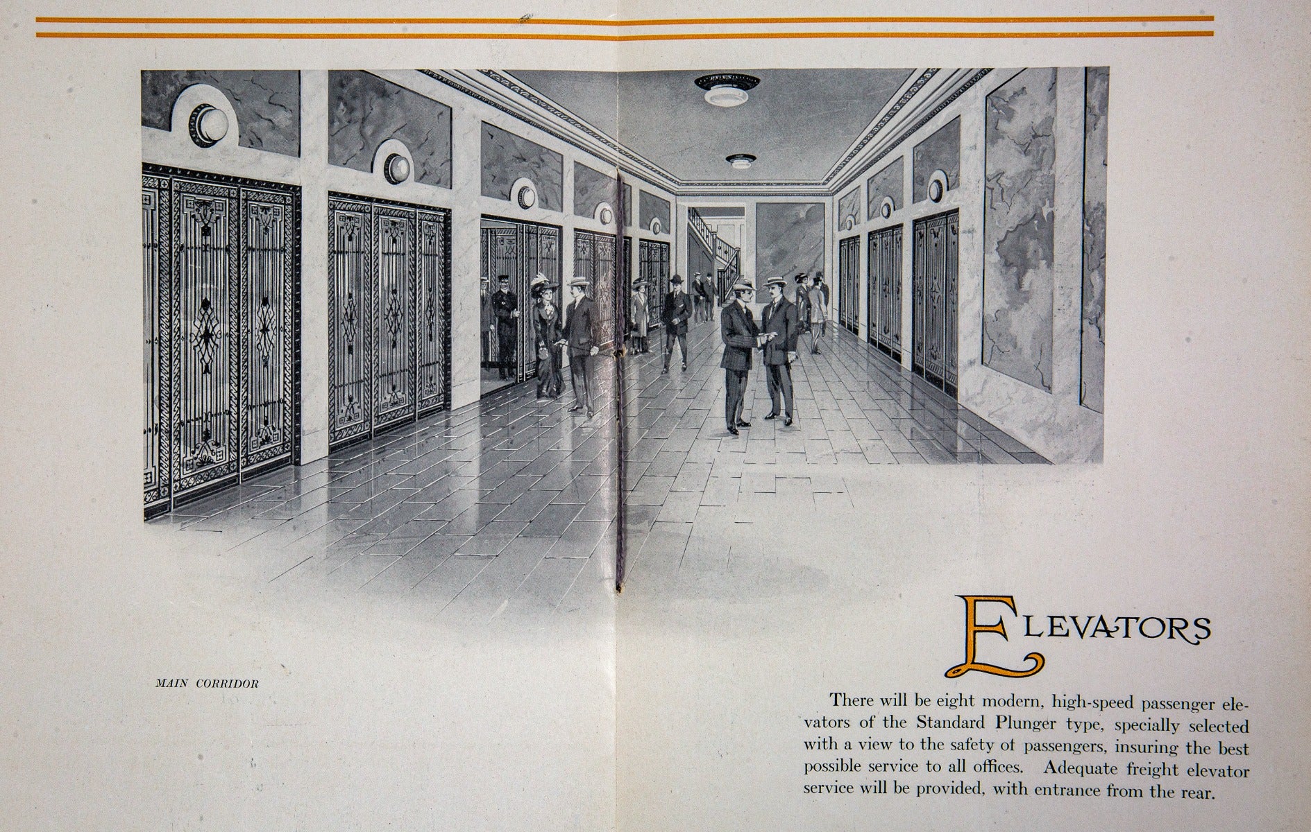 group of original hard to find early 20th century chicago commerical building rental booklets and brochures