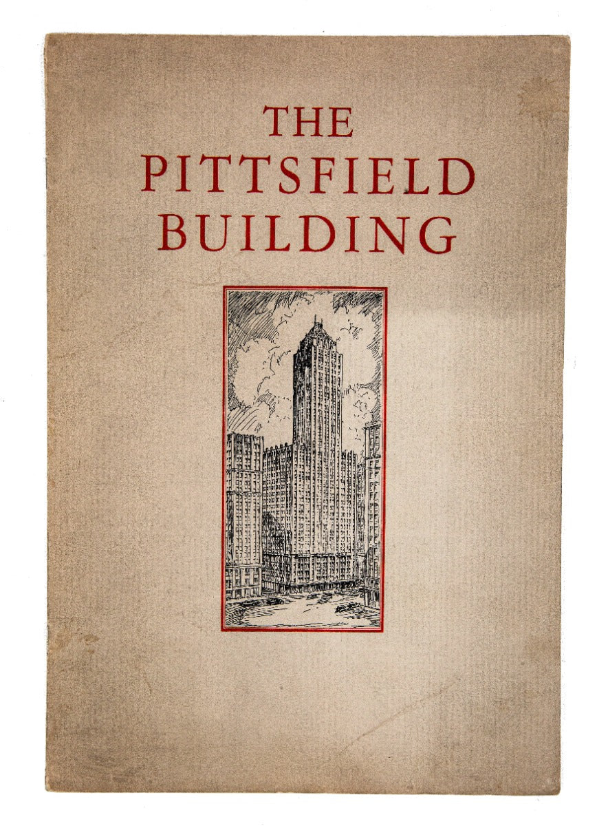 original hard to find rental booklet for graham, anderson, probst & white's 1927 pittsfield building