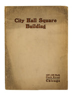 group of original hard to find early 20th century chicago commerical building rental booklets and brochures