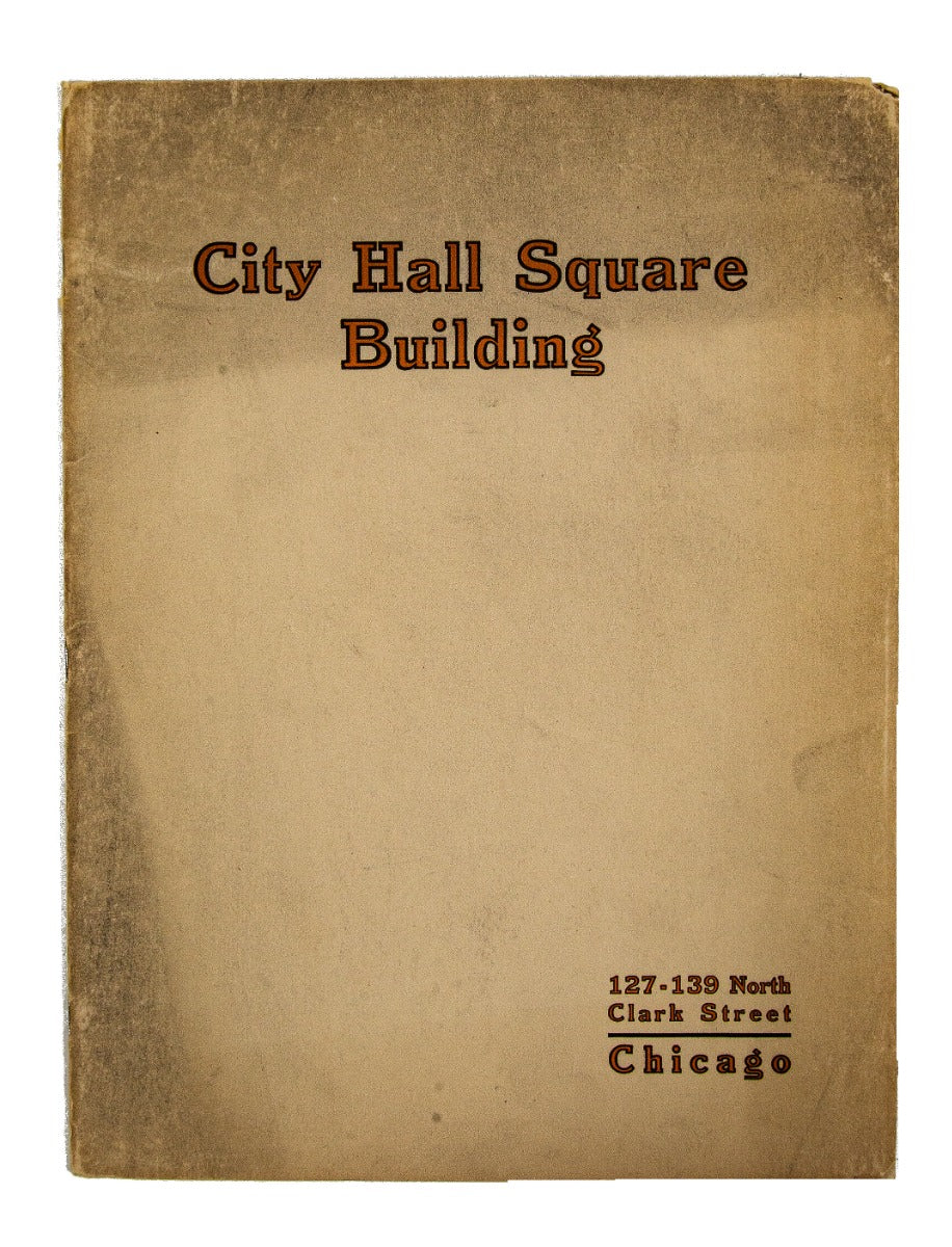 group of original hard to find early 20th century chicago commerical building rental booklets and brochures