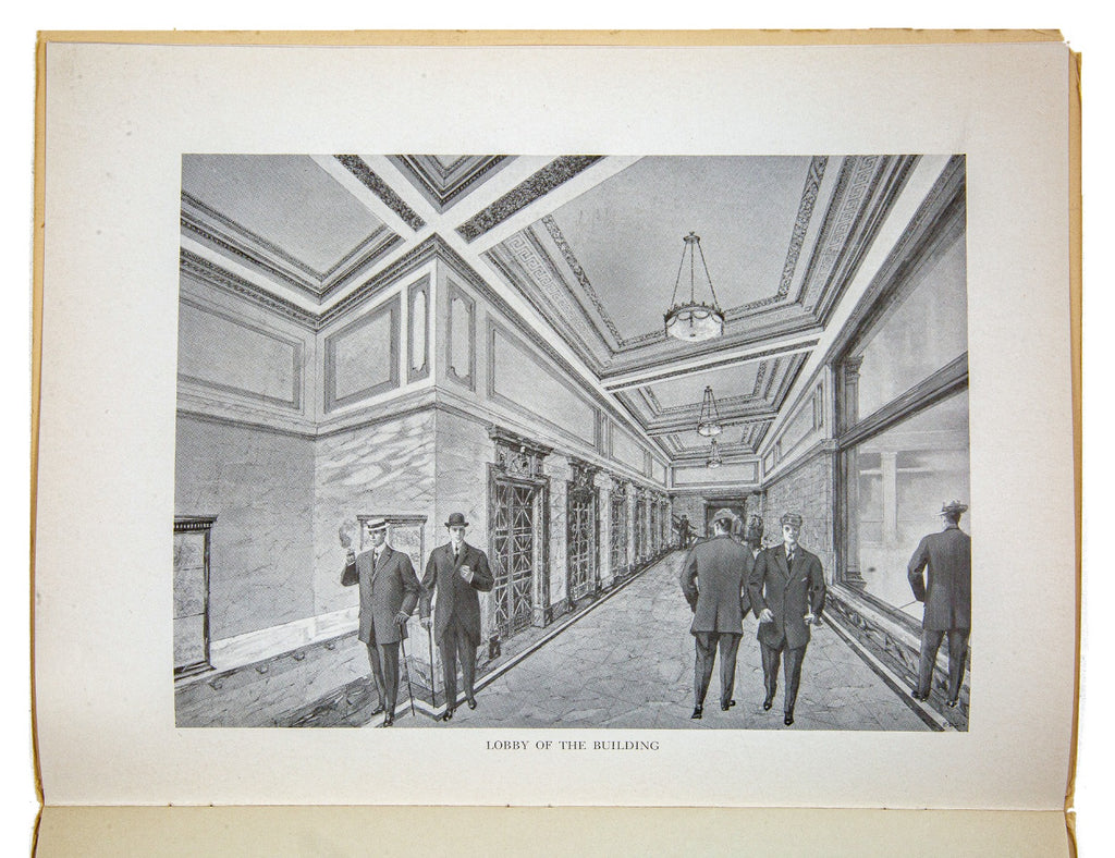 group of original hard to find early 20th century chicago commerical building rental booklets and brochures