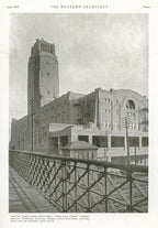 richly colored custom-designed glazed interior lobby tile assembly fragment salvaged in 1974 from price & mclanahan's pennsylvania railroad freight terminal (1918)