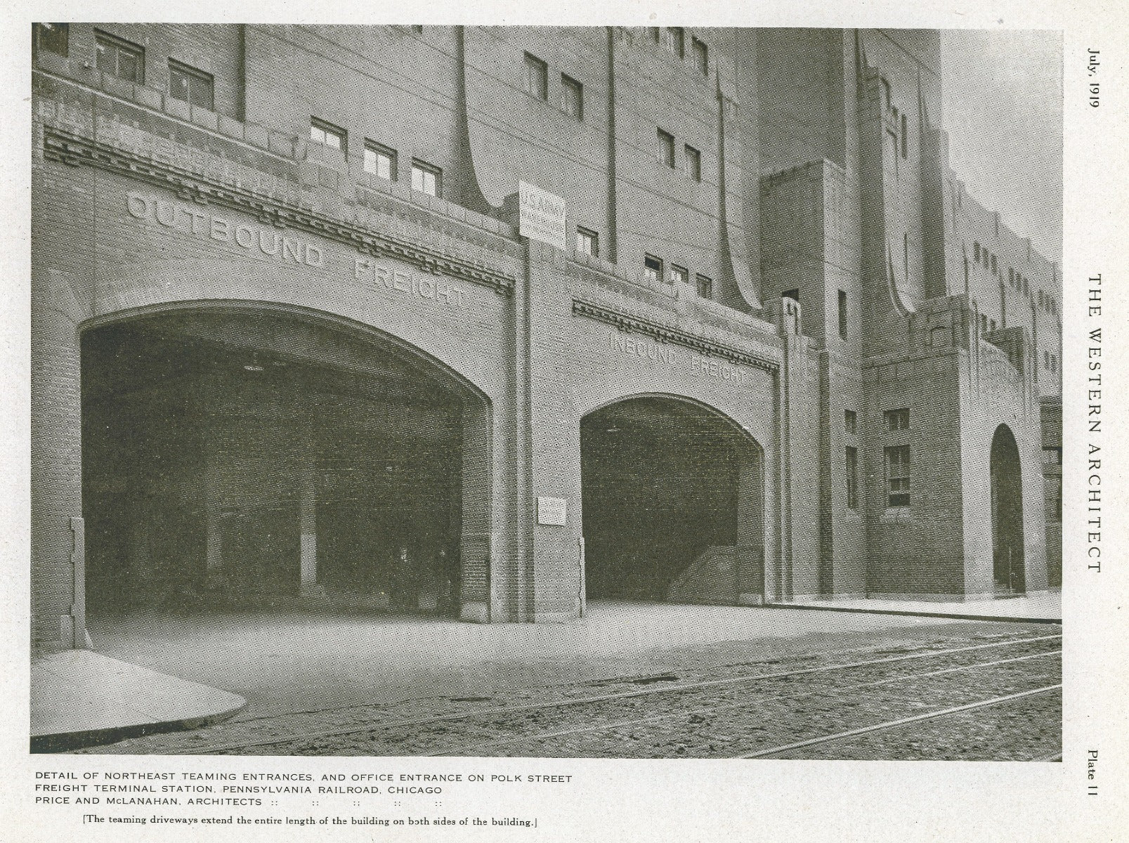 richly colored custom-designed glazed interior lobby tile assembly fragment salvaged in 1974 from price & mclanahan's pennsylvania railroad freight terminal (1918)